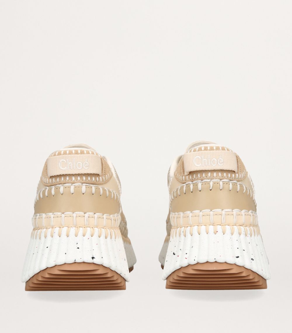 Chloé Chloé Suede Nama Runner Sneakers