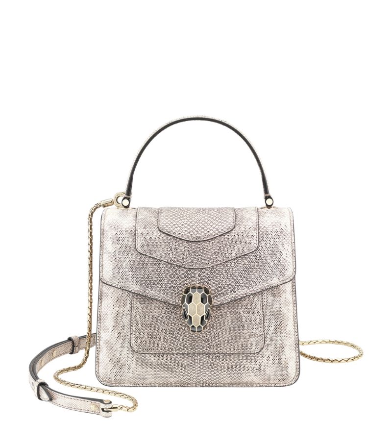 Bvlgari Bvlgari Snakeskin Serpenti Forever Top-Handle Bag