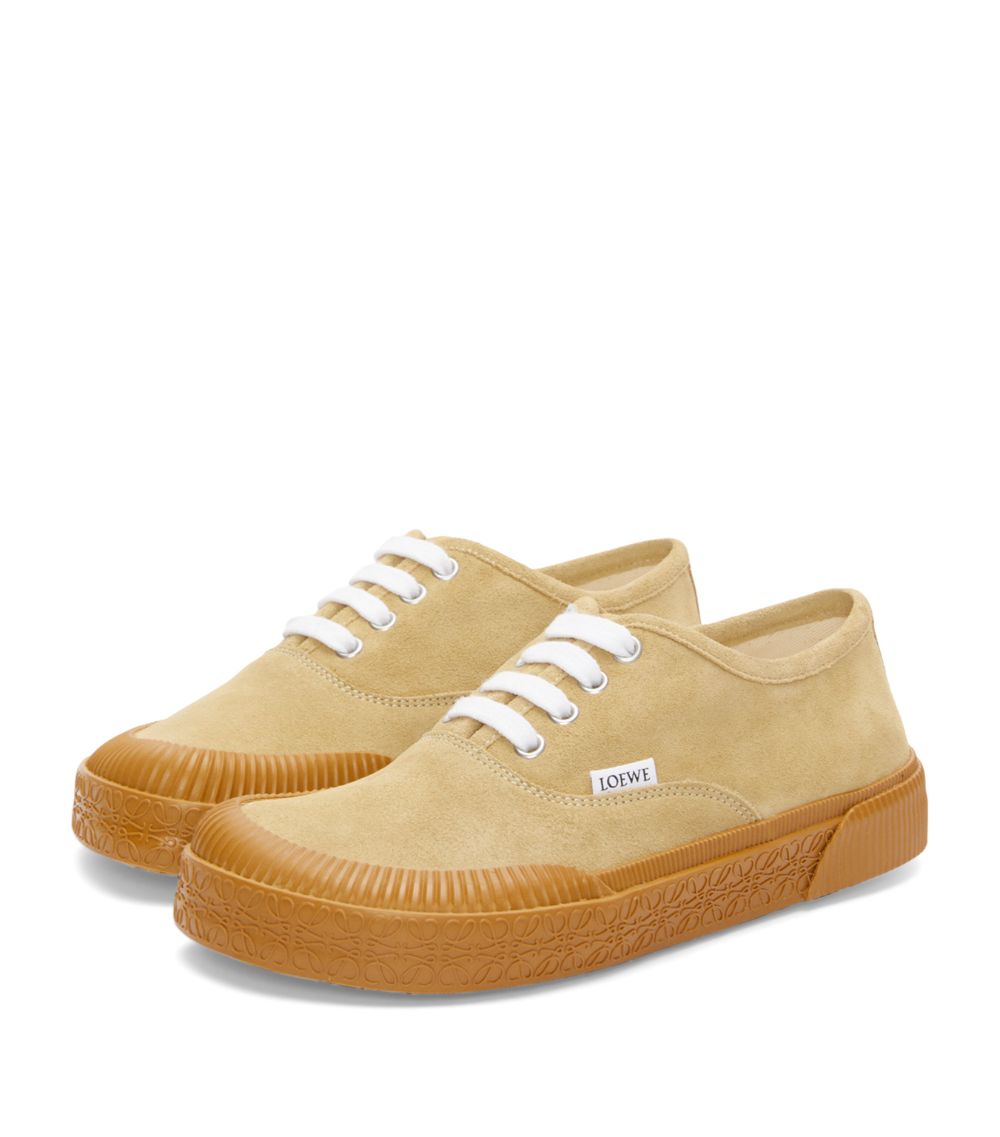 Loewe Loewe X Paula'S Ibiza Suede Terra Vulca Low-Top Sneakers