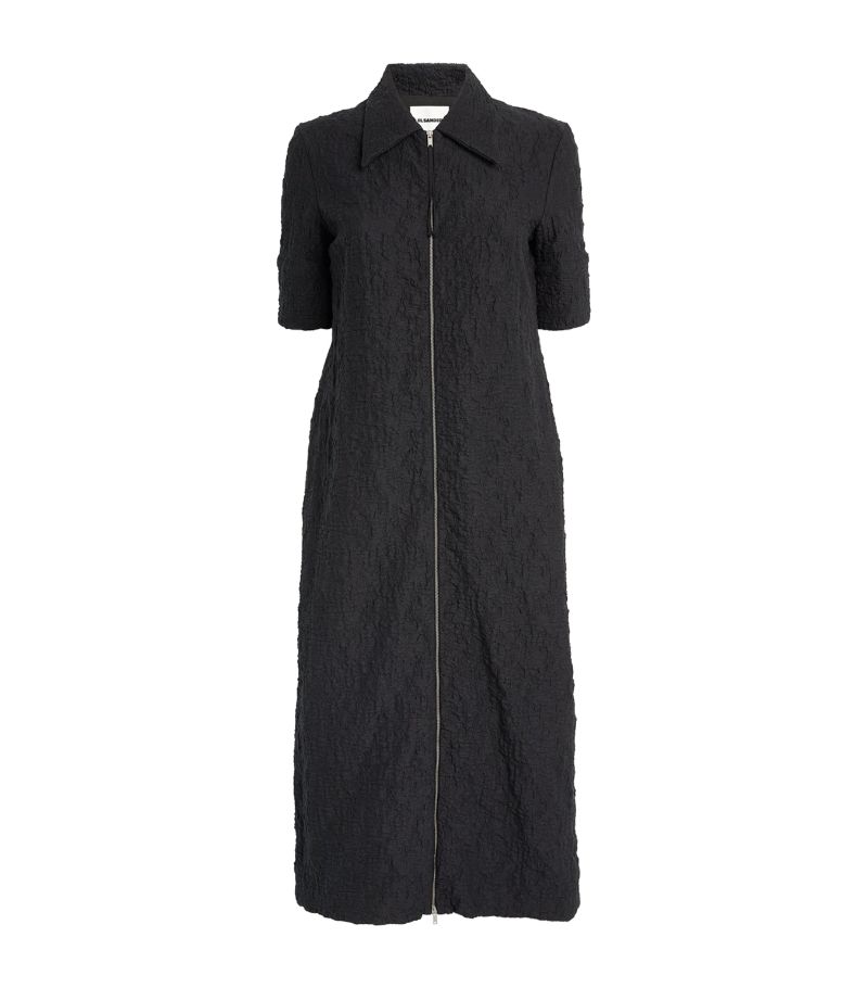 Jil Sander Jil Sander Zipped Shirt Dress