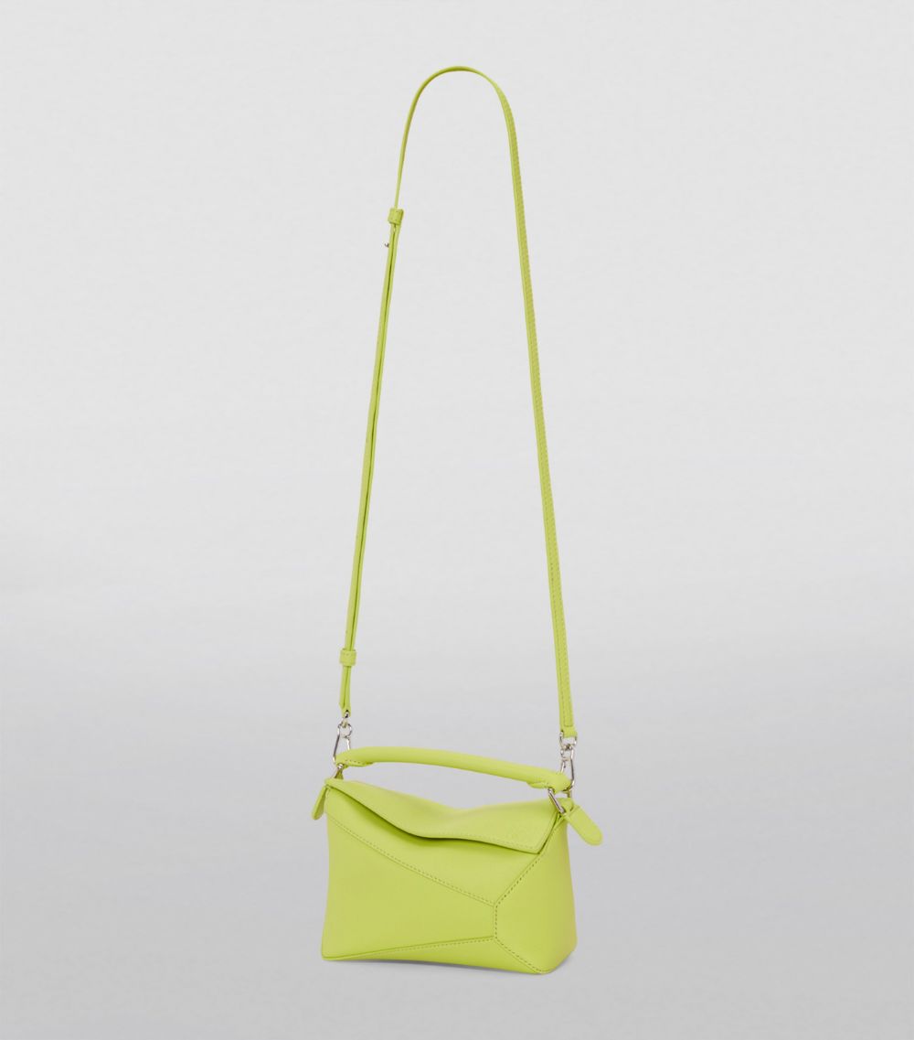 Loewe Loewe X Paula'S Ibiza Mini Leather Puzzle Edge Top-Handle Bag