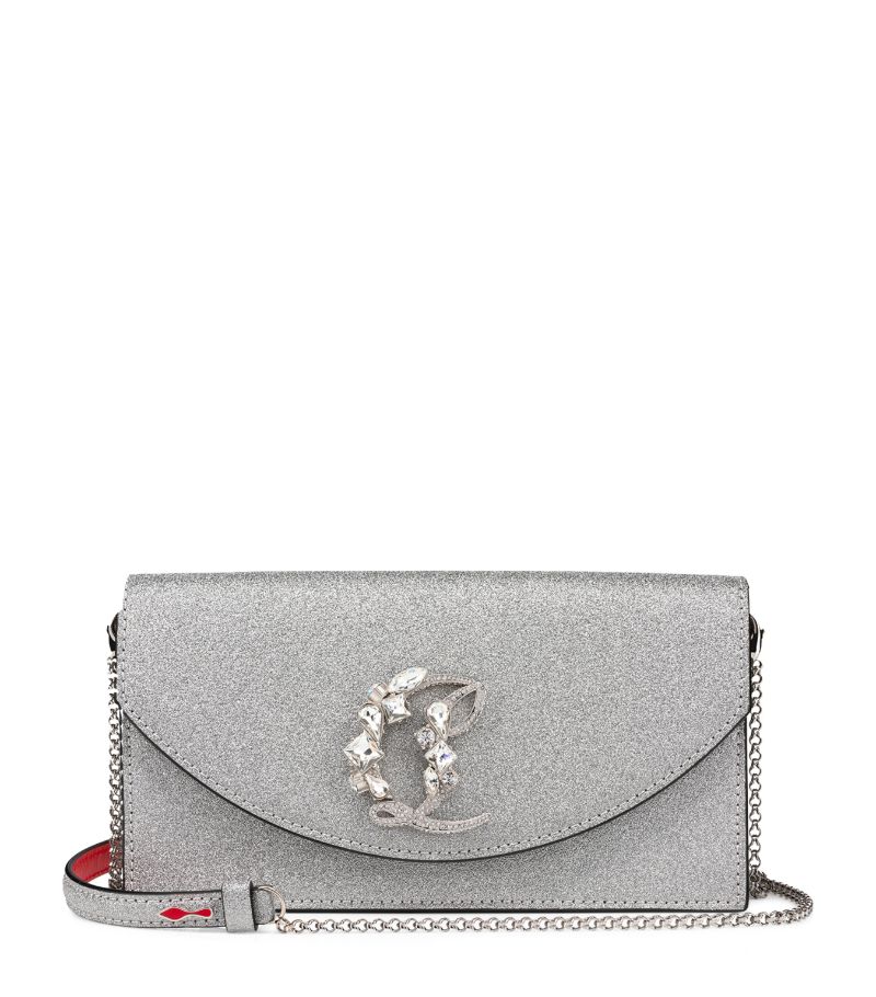 Christian Louboutin Christian Louboutin Loubi54 Glitter Clutch Bag