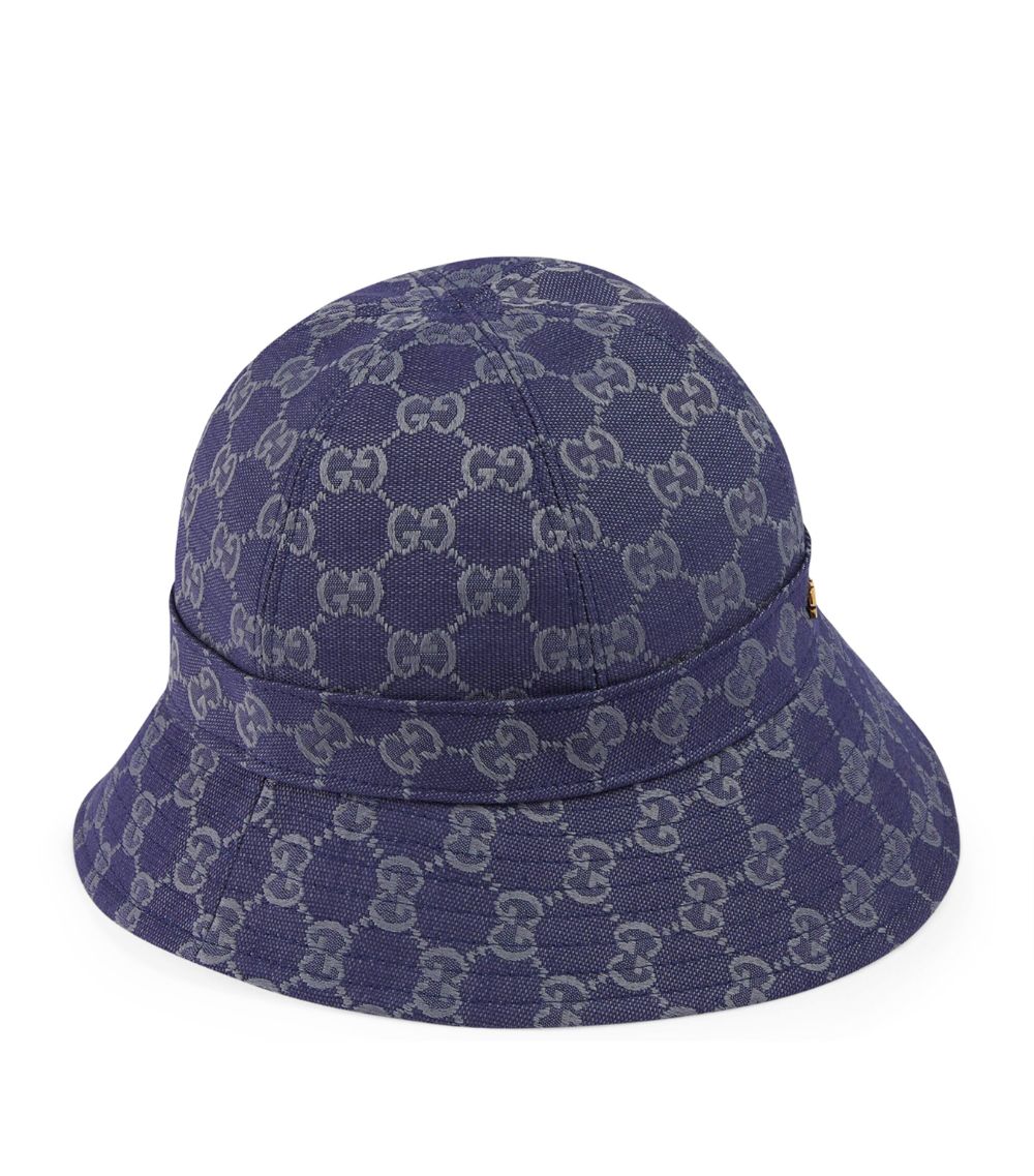 Gucci Gucci Cotton Gg Canvas Bucket Hat