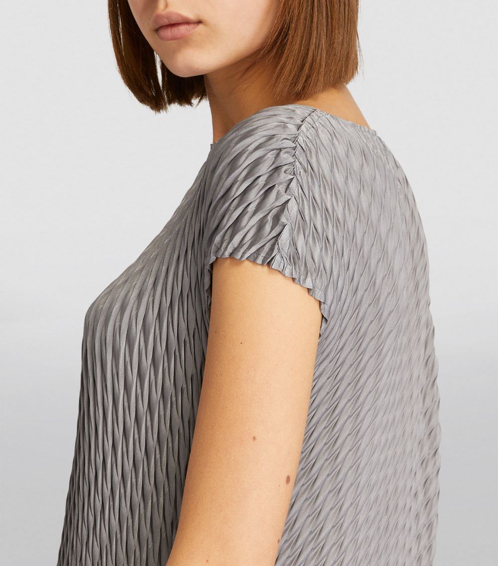 Issey Miyake Issey Miyake Gleam Boat-Neck Blouse