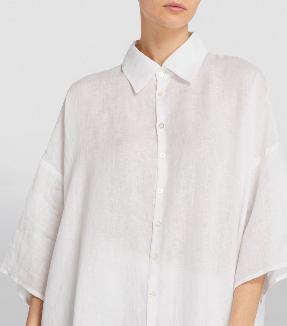 Eskandar Eskandar Linen Dropped-Shoulder Shirt