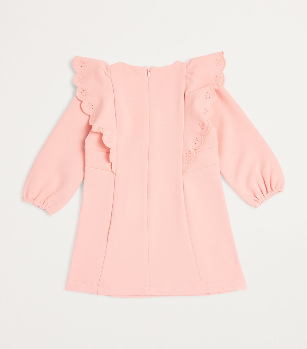 Chloé Kids Chloé Kids Scallop-Trim Dress (24-36 Months)