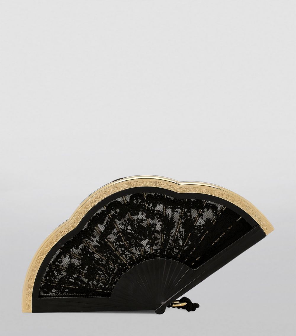 Dolce & Gabbana Dolce & Gabbana Lace Fan Clutch Bag