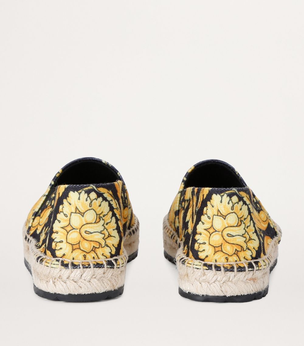 Young Versace Versace Kids Barocco Print Espadrilles