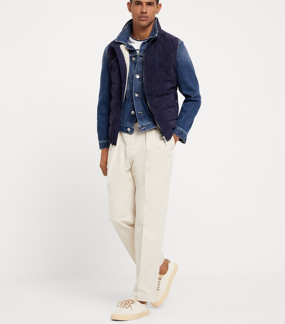 Brunello Cucinelli Brunello Cucinelli Gabardine Relaxed Trousers