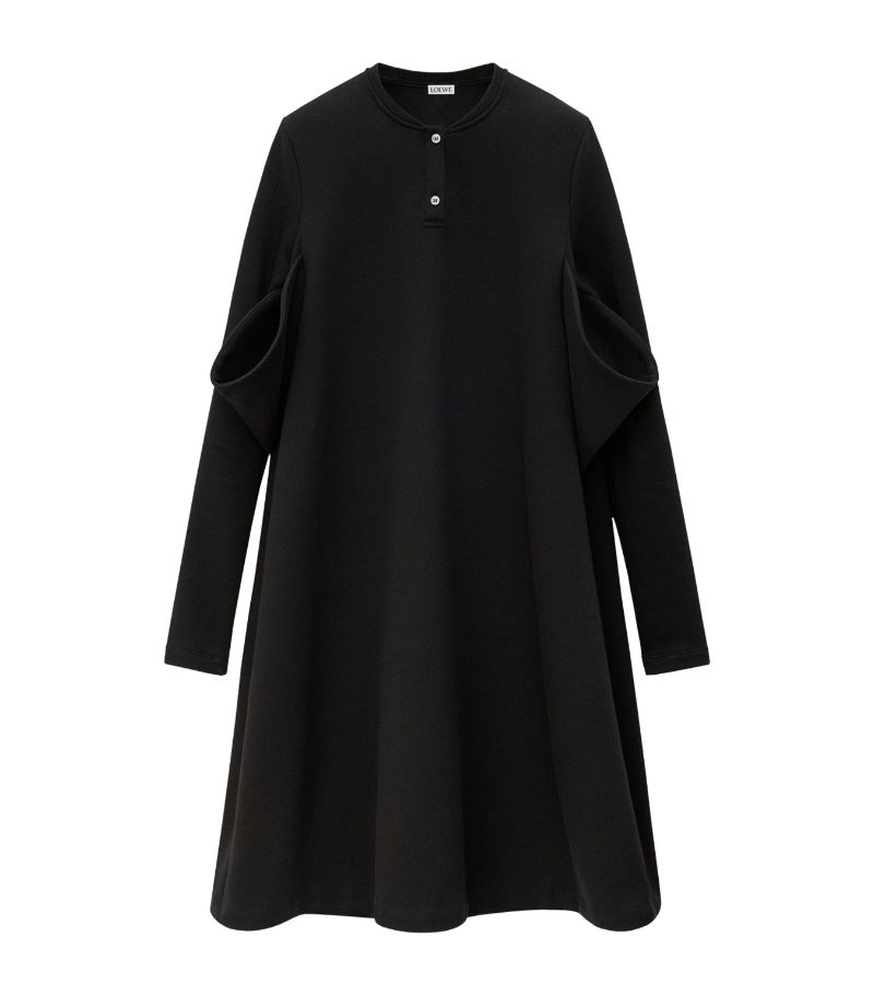 Loewe Loewe Cotton-Blend Mini Dress