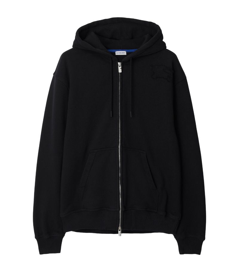 Burberry Burberry Cotton Ekd Zip-Up Hoodie