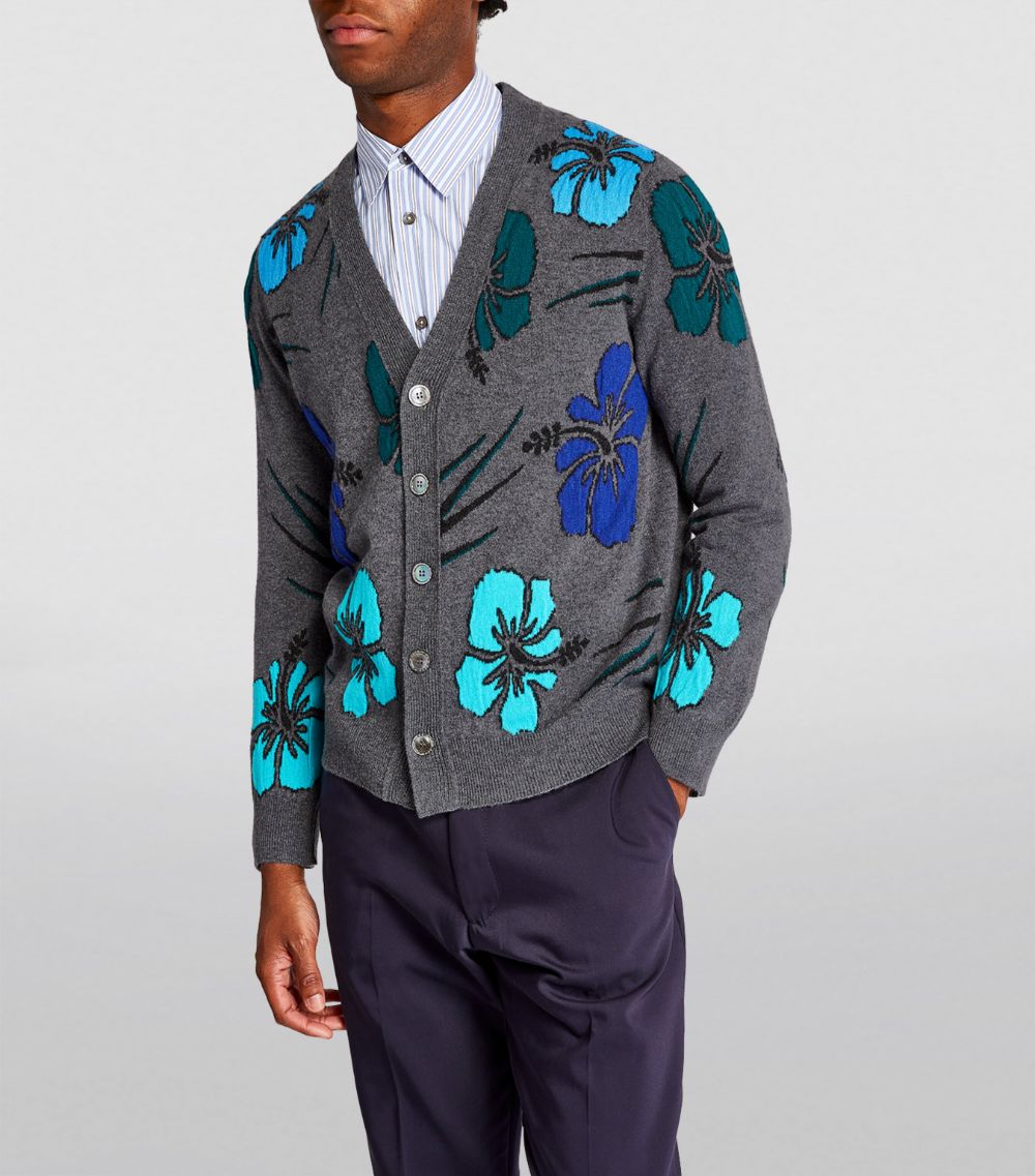 Begg X Co Begg X Co Cashmere Hibiscus Cardigan
