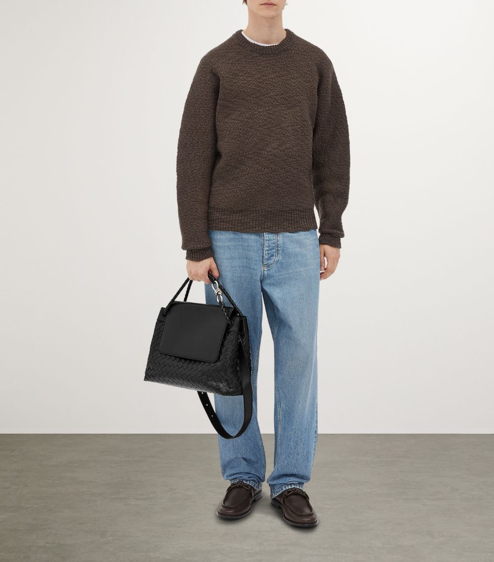 Bottega Veneta Bottega Veneta Medium Calfskin Andiamo Messenger Bag