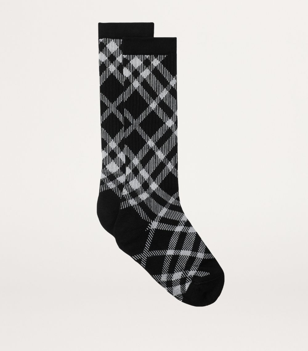 Burberry Burberry Cotton-Blend Check Socks