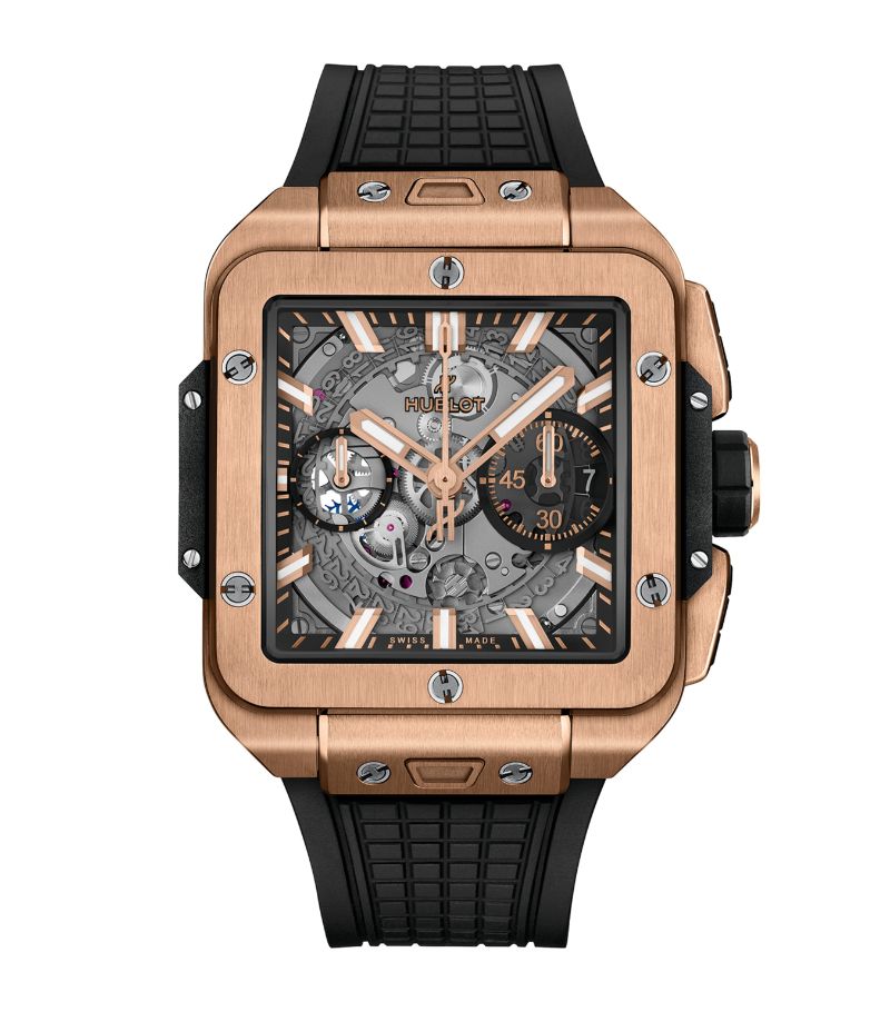 Hublot Hublot King Gold Square Bang Unico Watch 42Mm