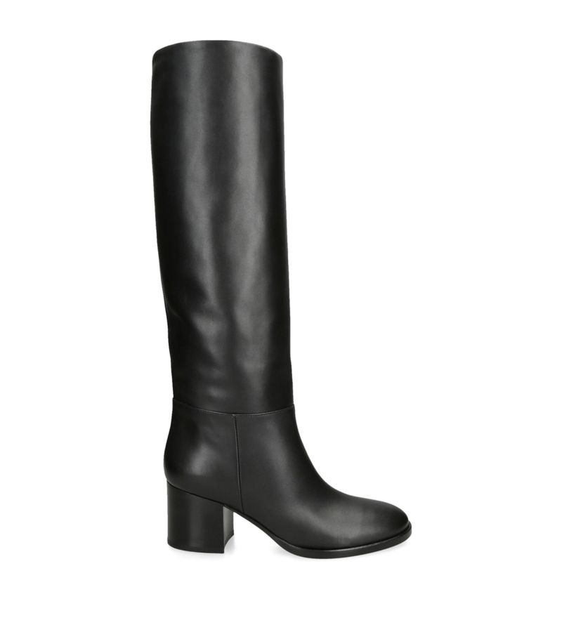 Gianvito Rossi Gianvito Rossi Leather Vitello Glove Knee-High Boots 60