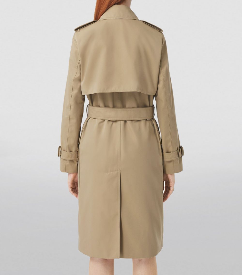 Burberry Burberry Check-Panel Trench Coat