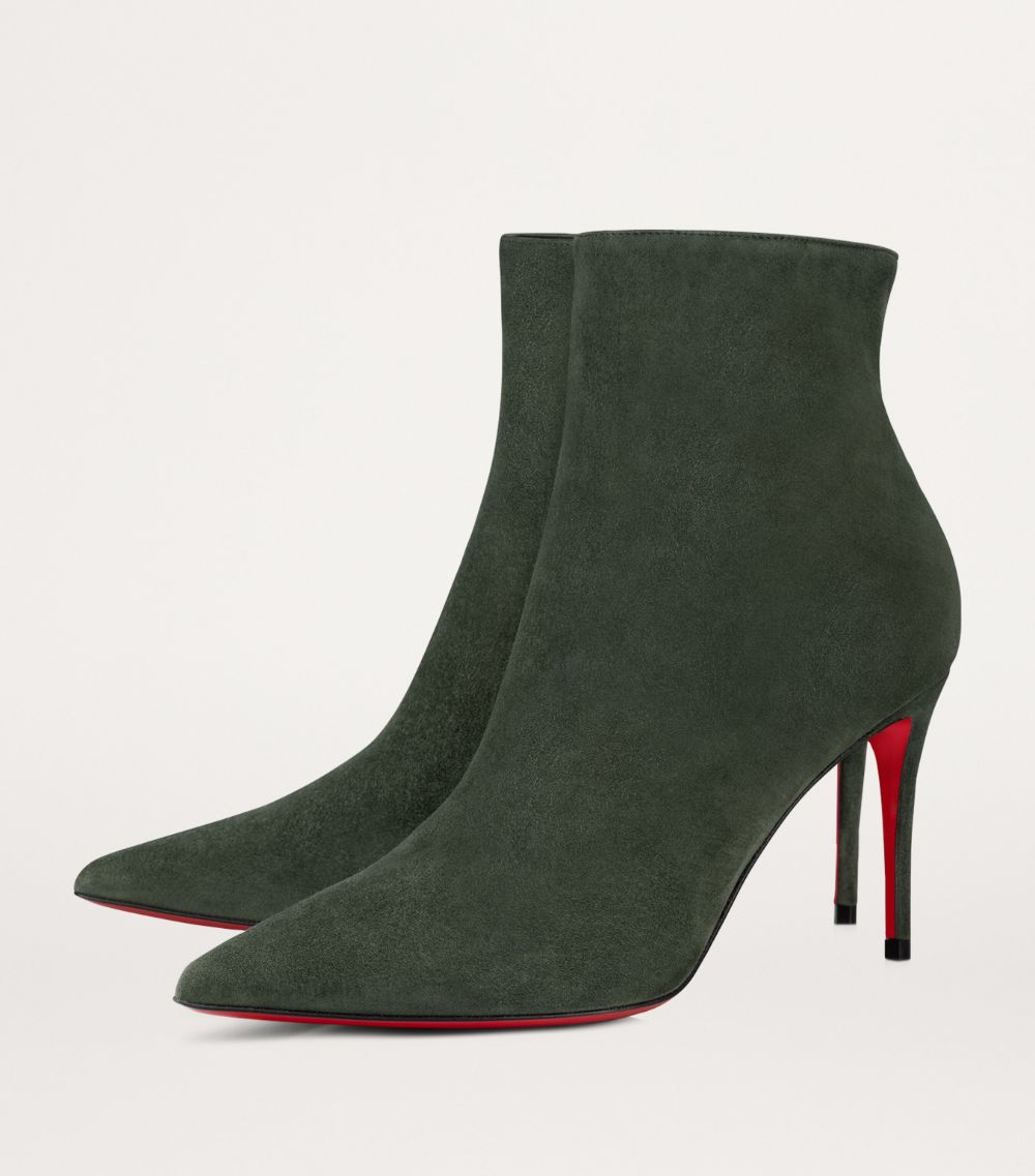 Christian Louboutin Christian Louboutin So Kate Suede Heeled Boots 85