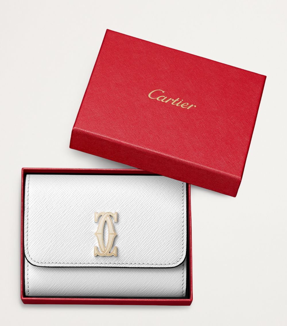 Cartier Cartier Mini Leather C De Cartier Wallet