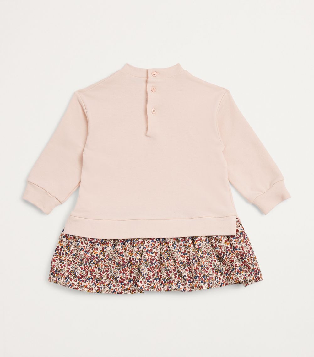 Il Gufo Il Gufo Floral Sweatshirt Dress (6-36 Months)