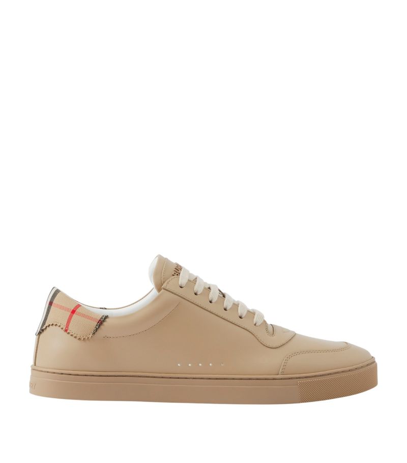 Burberry Burberry Leather Low-Top Sneakers