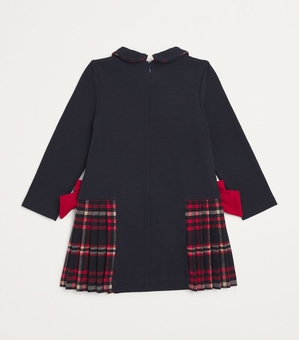 Patachou Patachou Tartan-Trim Dress (2-4 Years)