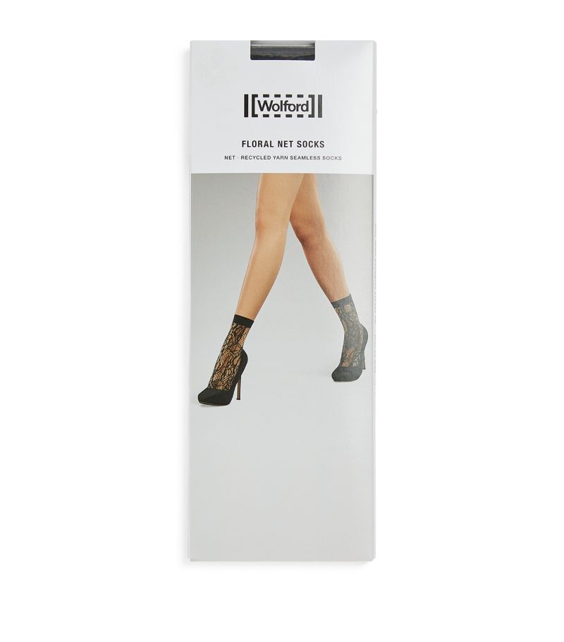 Wolford Wolford Netted Floral Socks