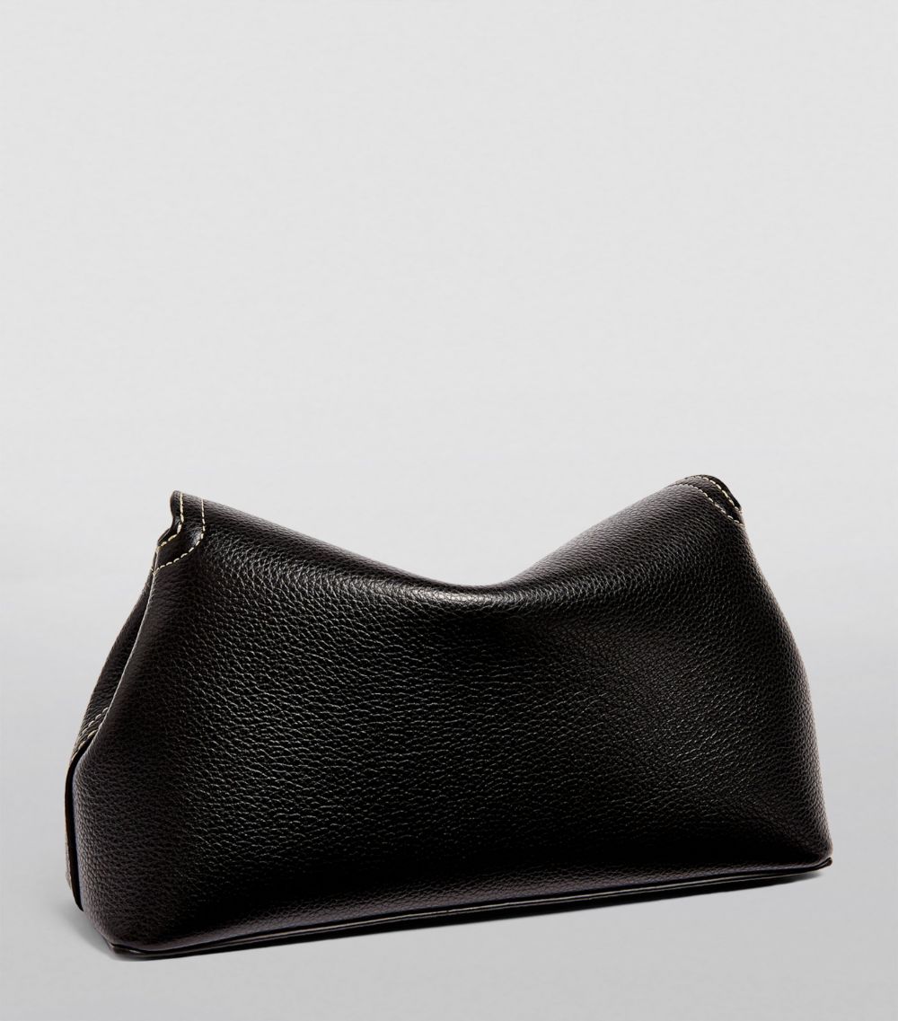 Toteme Toteme Leather T-Lock Clutch Bag