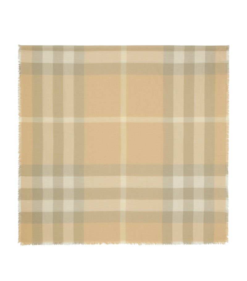 Burberry Burberry Cashmere-Silk Check Scarf