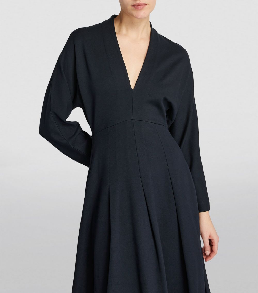 Me+Em ME+EM Viscose-Blend Travel Tailoring Midi Dress