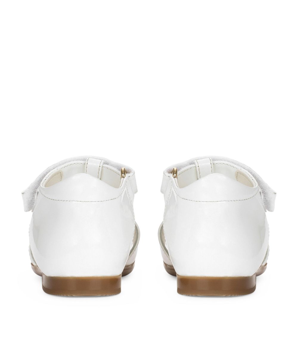 Dolce & Gabbana Dolce & Gabbana Kids Leather Bow-Tie Sandals