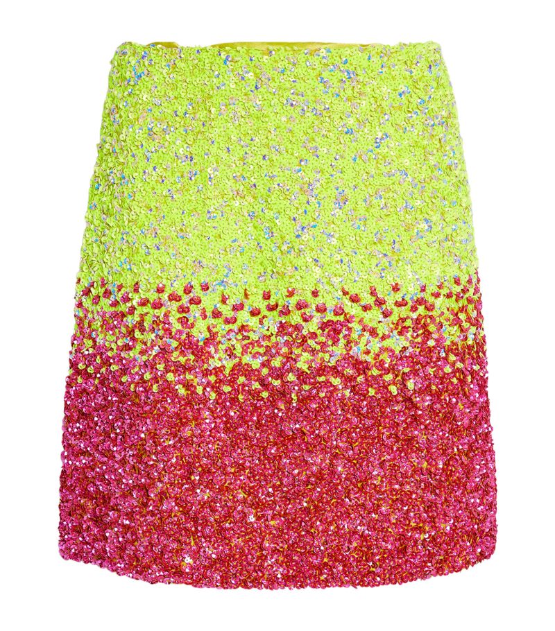 Aje Aje Calypso Ombre Mini Skirt