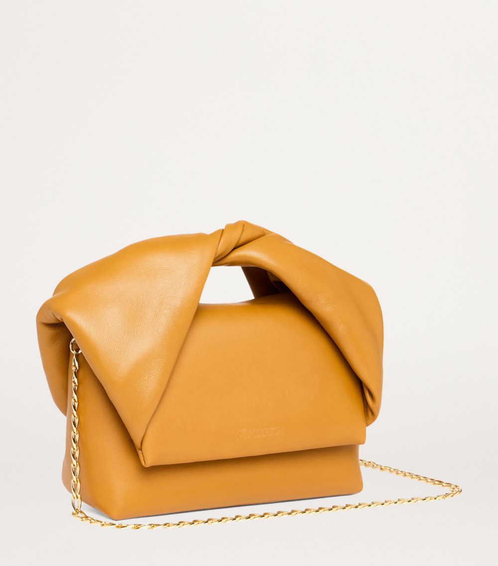 Jw Anderson Jw Anderson Small Leather Twister Top-Handle Bag