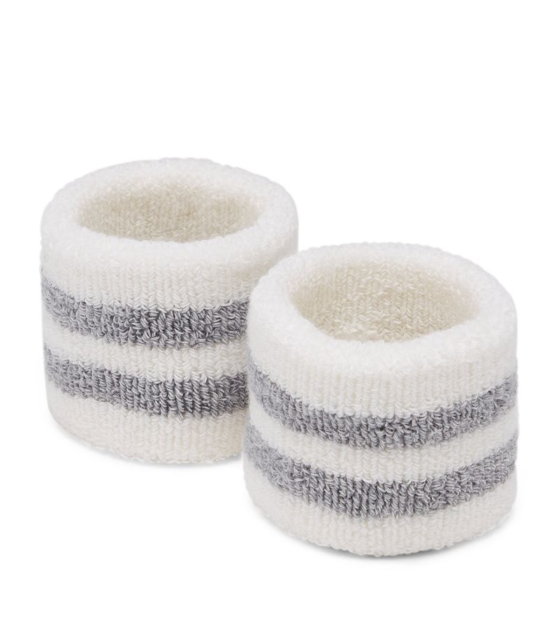 Brunello Cucinelli Brunello Cucinelli Cotton Striped Sweatbands