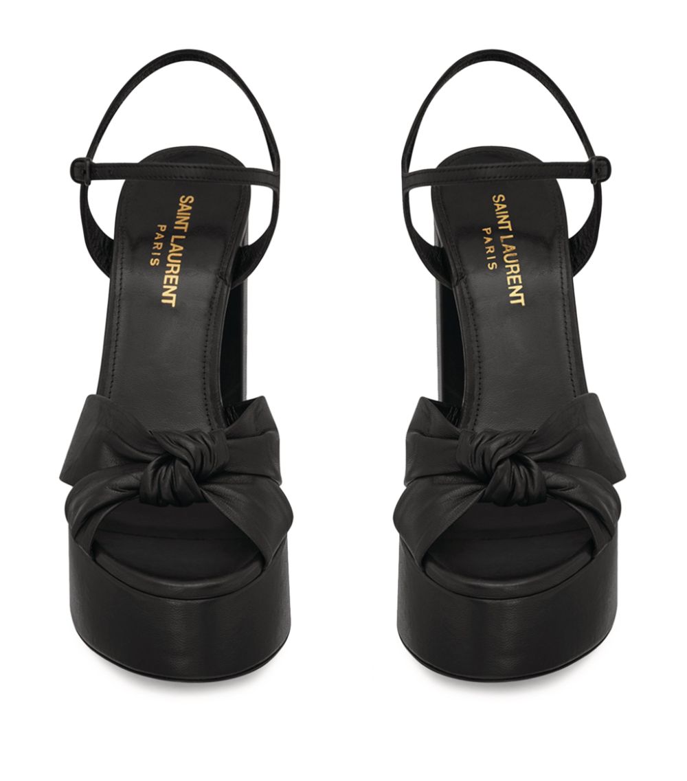 Saint Laurent Saint Laurent Leather Bianca Sandals 85