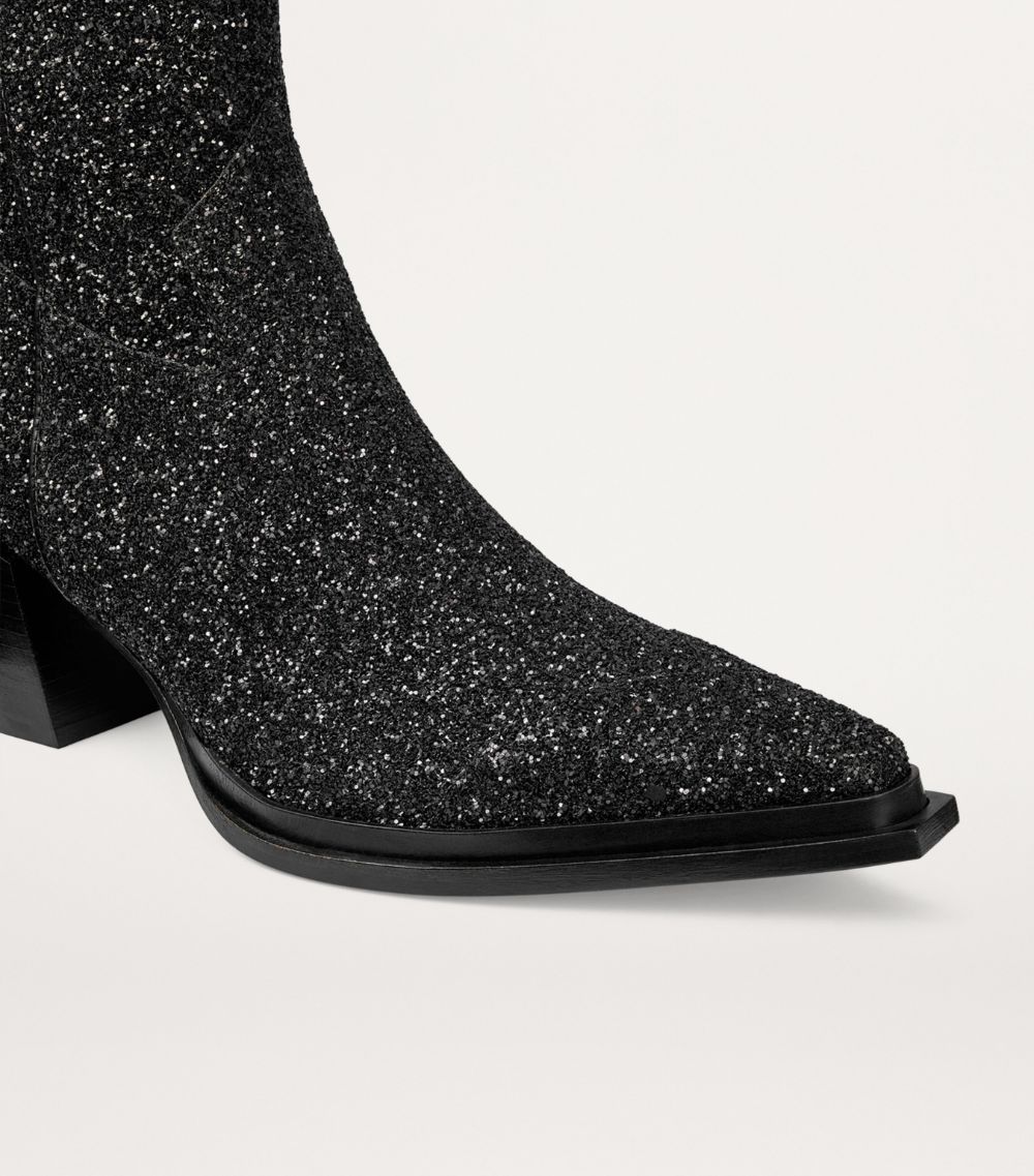 Jimmy Choo Jimmy Choo Cece 60 Glitter Ankle Boots