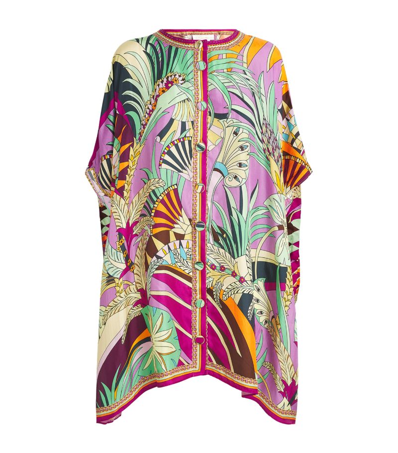 Camilla Camilla Silk Printed Mini Kaftan