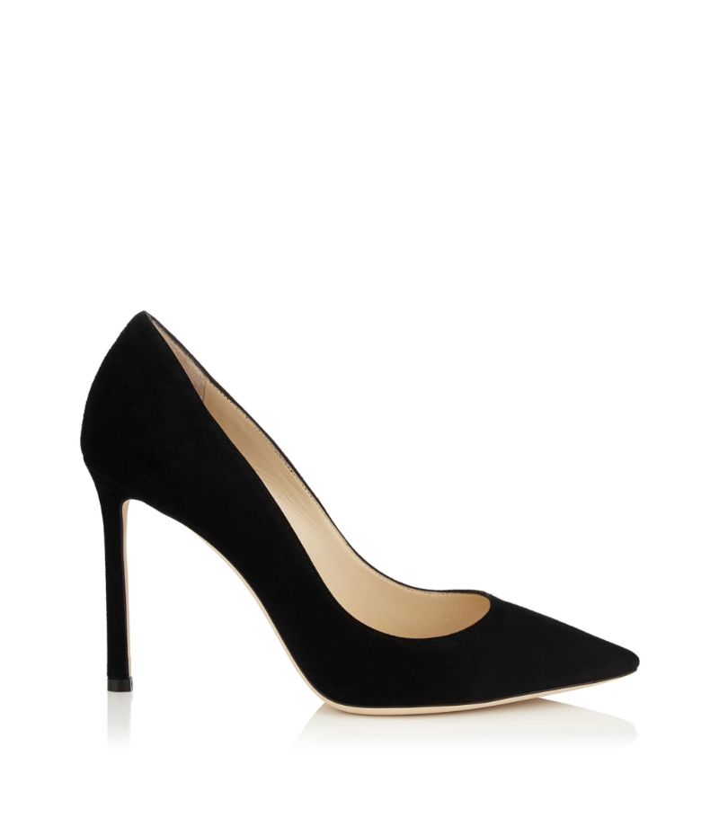 Jimmy Choo Jimmy Choo Romy 100 Suede Pumps