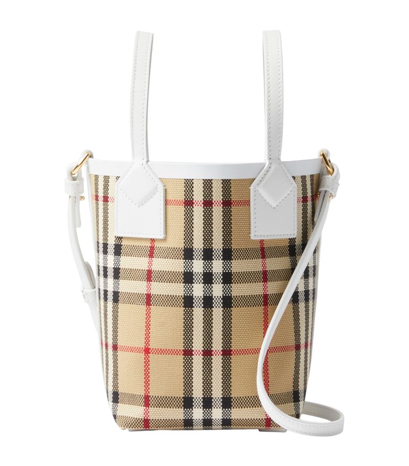 Burberry Burberry Mini Check London Tote Bag