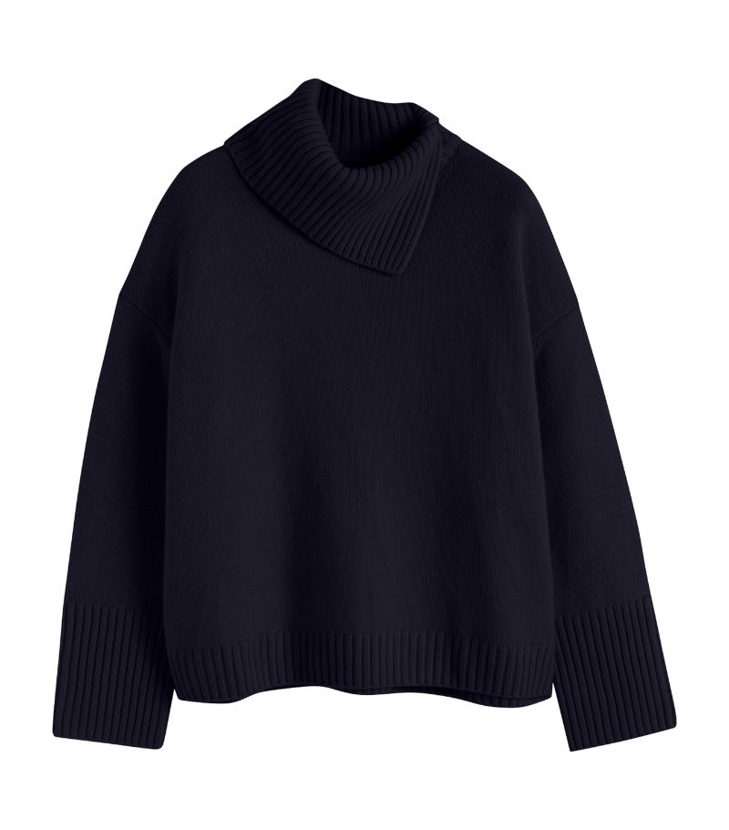 Chinti & Parker Chinti & Parker Cashmere Split-Neck Sweater