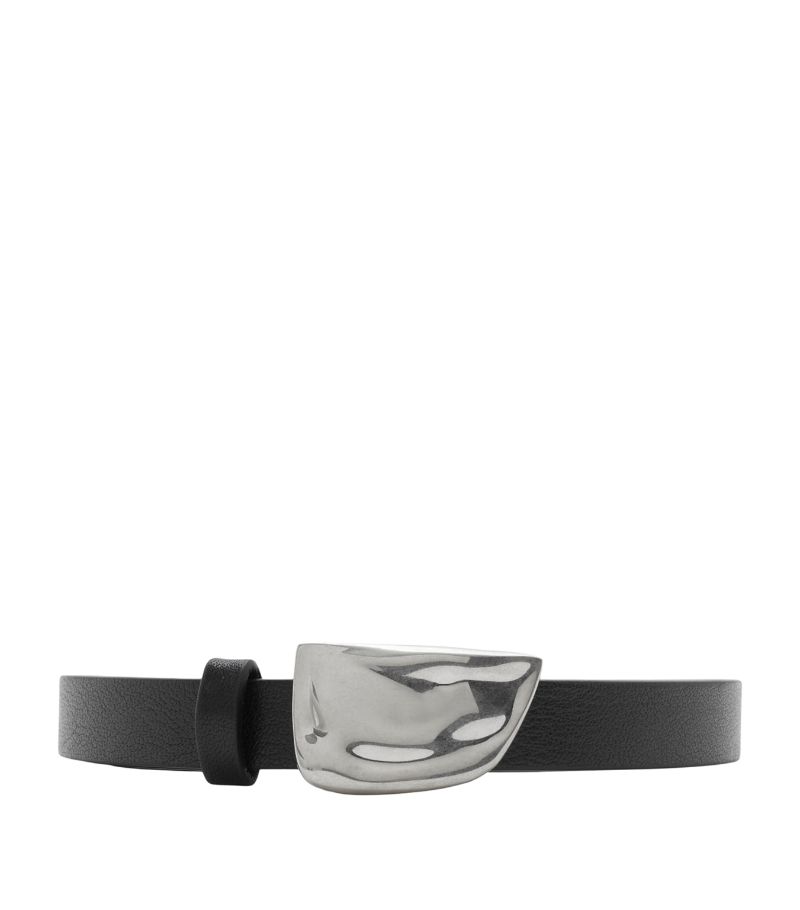 Burberry Burberry Leather Shield Belt