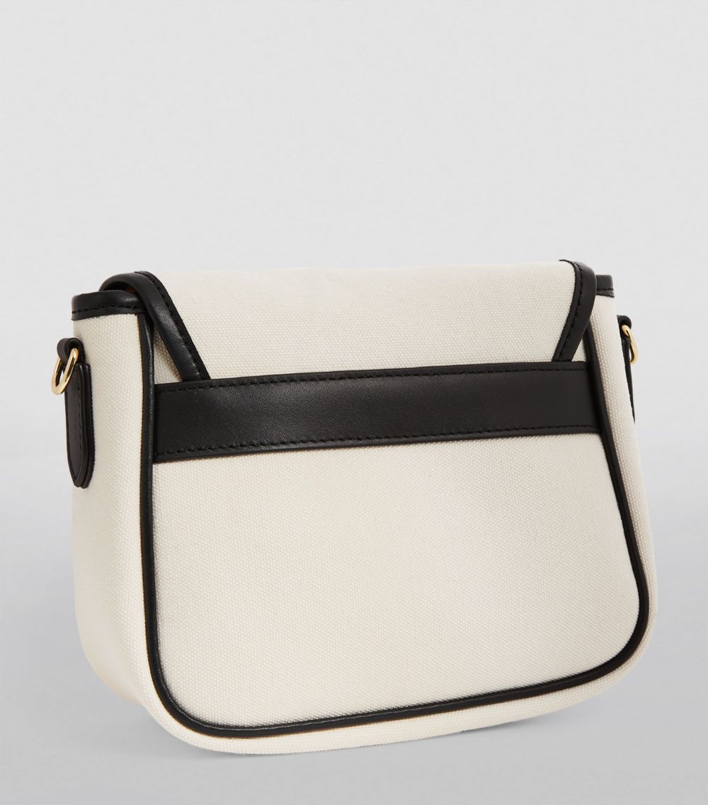 Weekend Max Mara Weekend Max Mara Small Canvas-Leather Cross-Body Bag