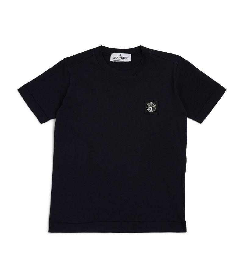 Stone Island Junior Stone Island Junior Cotton Logo T-Shirt (2-14 Years)