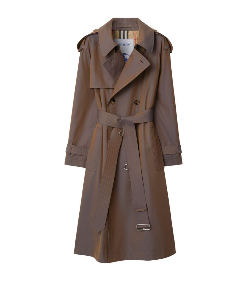 Burberry Burberry Gabardine Long Trench Coat