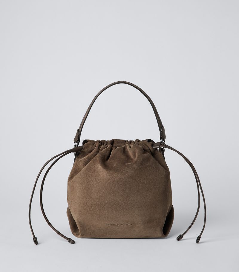 Brunello Cucinelli Brunello Cucinelli Suede Bucket Bag