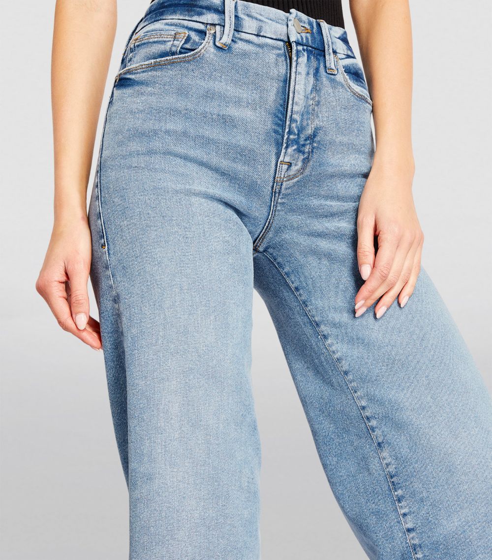 Good American Good American Palazzo Cropped Jeans