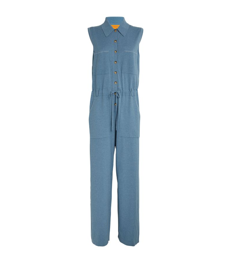  Guest In Residence Cotton Sleeveless Jumpsuit