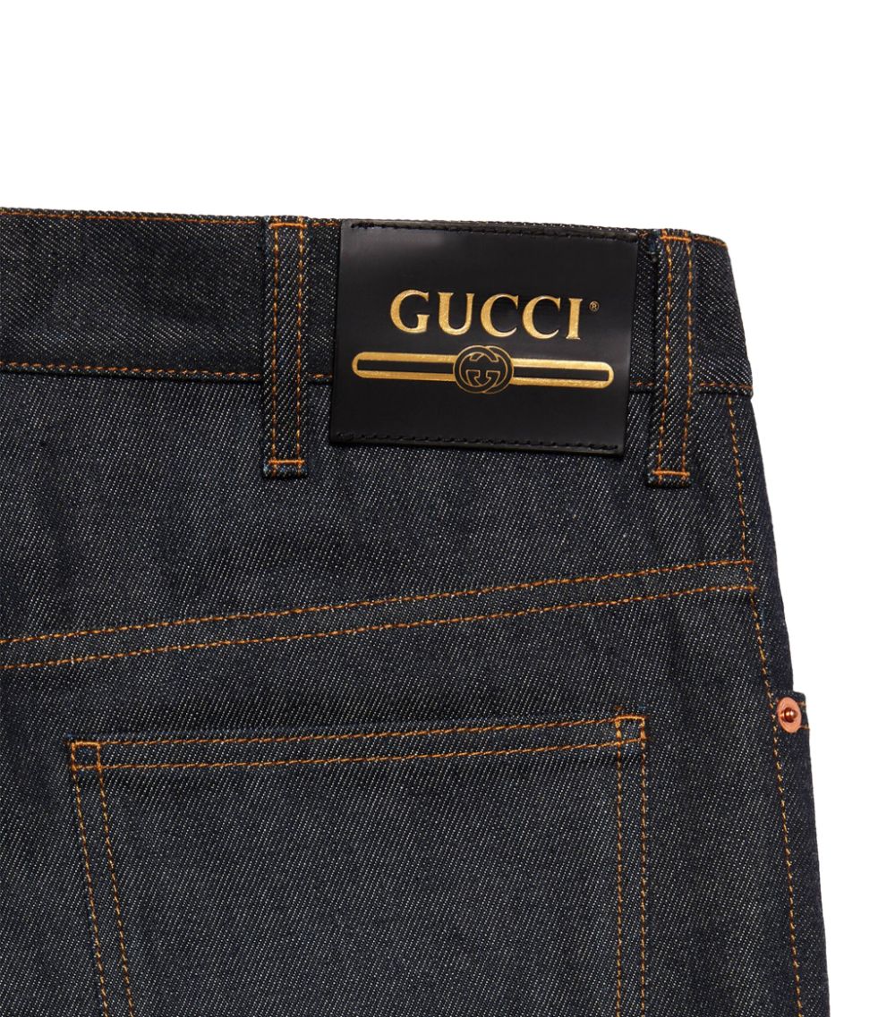 Gucci Gucci GG Cuffed Straight Jeans