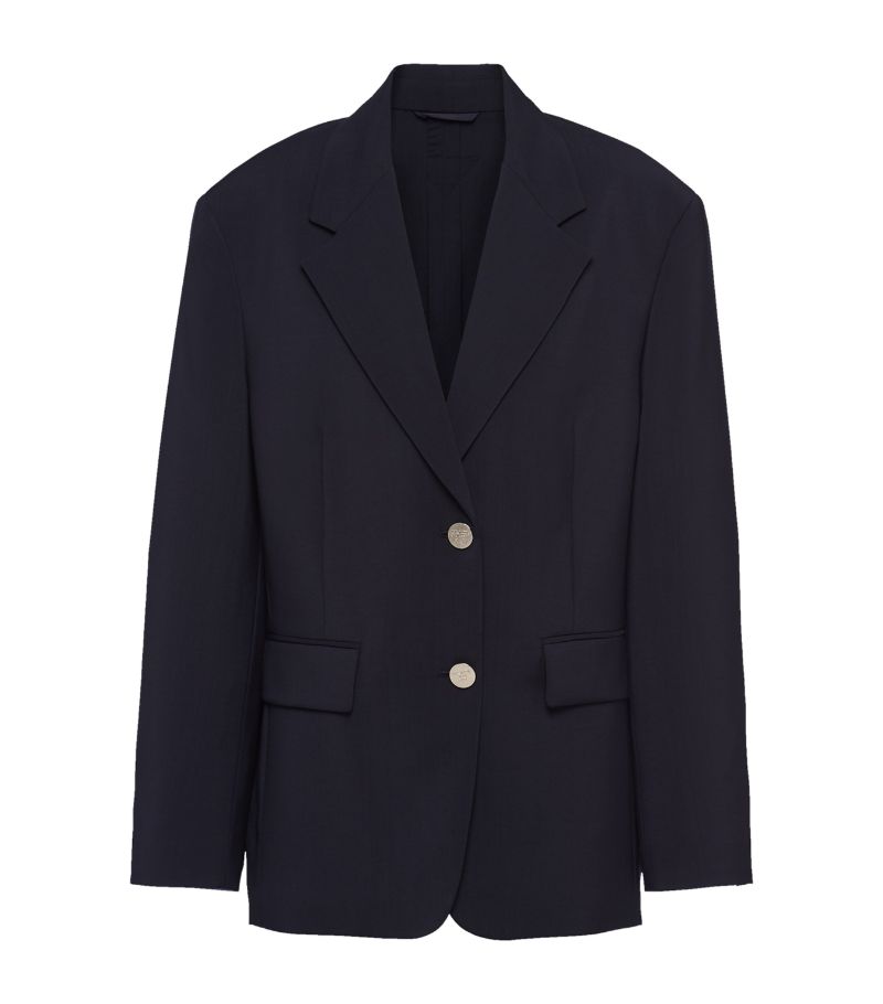 Prada Prada Wool-Mohair Blazer