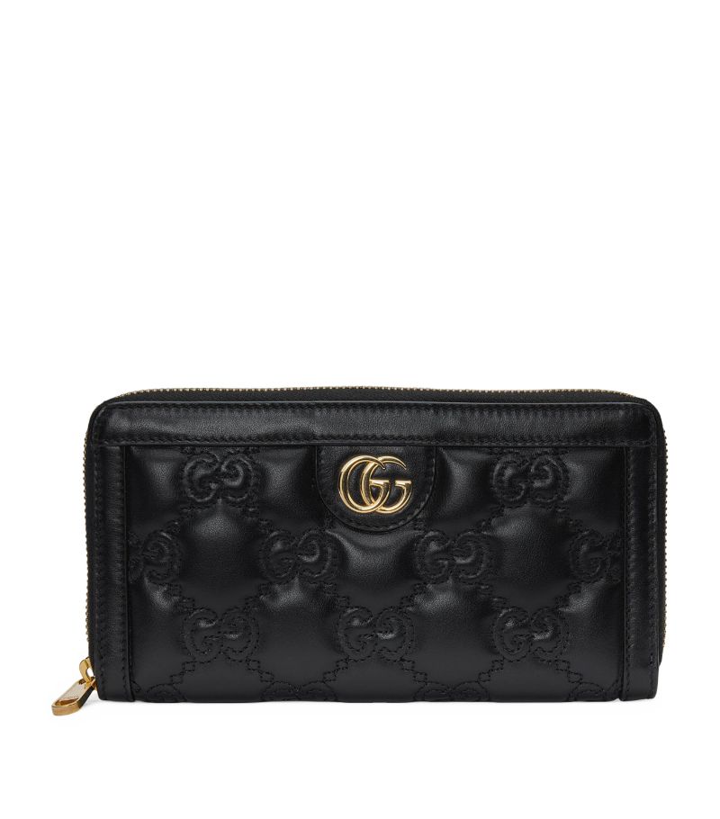 Gucci Gucci Matelassé Leather Gg Zip-Around Wallet